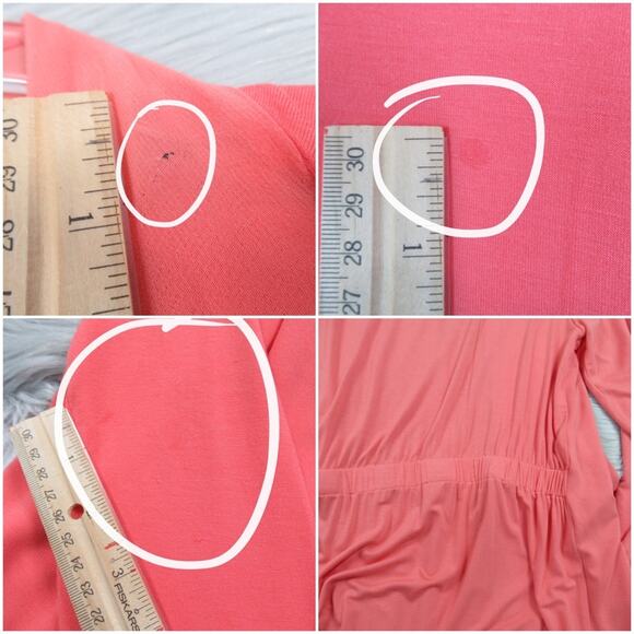 DKNY Jersey Knit Chiffon Open Front Cardigan Womens Size XS/S - Picture 10 of 11